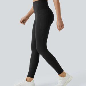 Halara UltraSculpt High Waisted Pocket Leggings – Black –Size S (7/8 Length) NWT